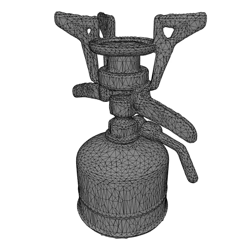 Portable Camping Stove 3D Model Low-poly 3D model_9