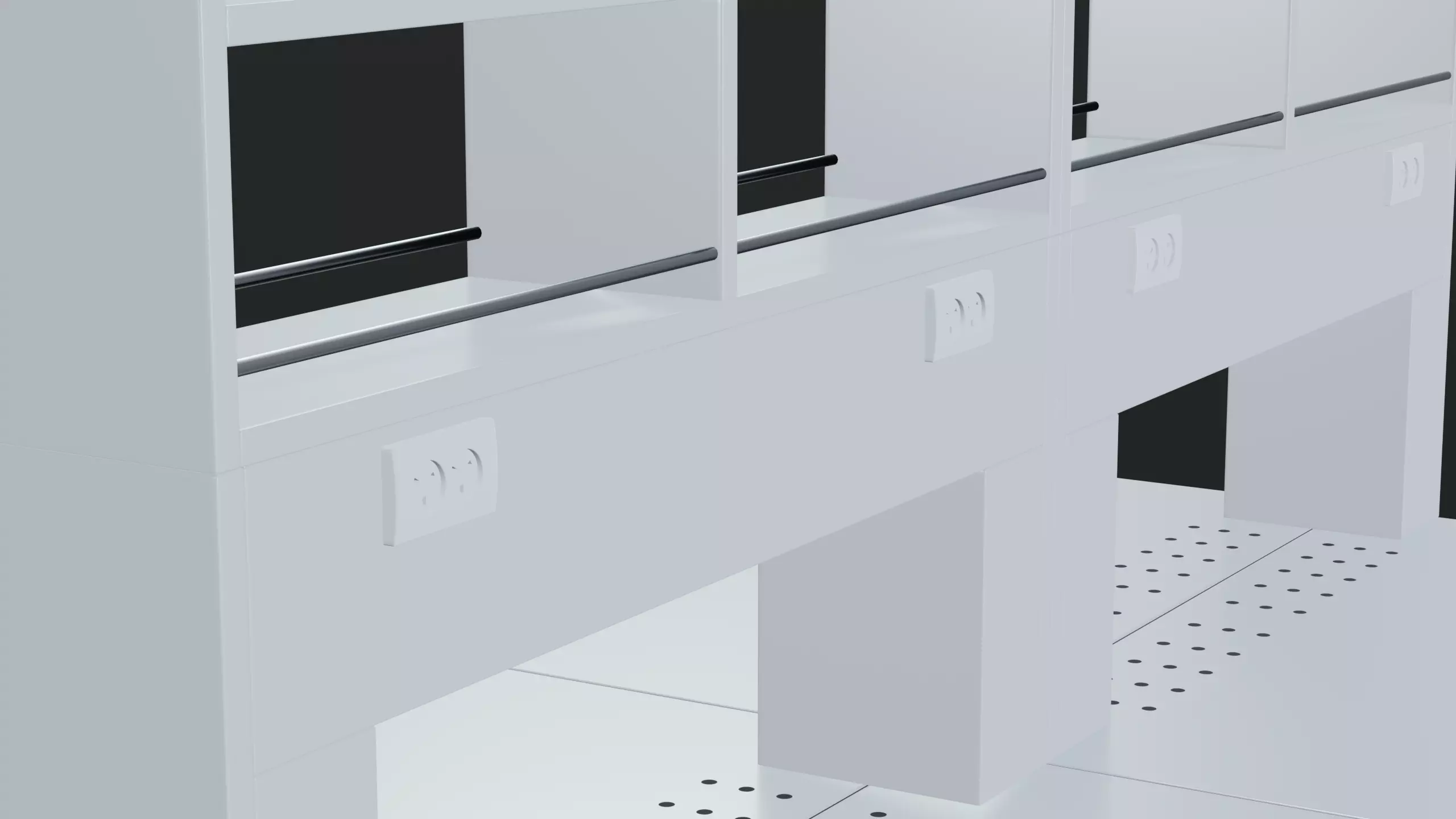 Office Desk - PBR TEXTURE WITH LOW POLY Low-poly 3D model_5