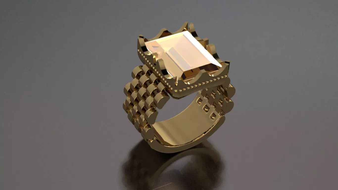 Ring Jewelry model - Eterna Band for him and her 3D print model