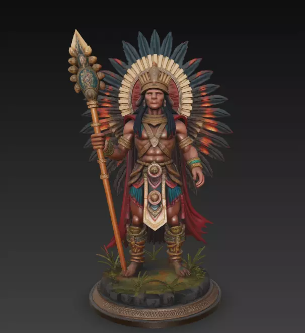 AJEDREZ INCA 3D print model_9