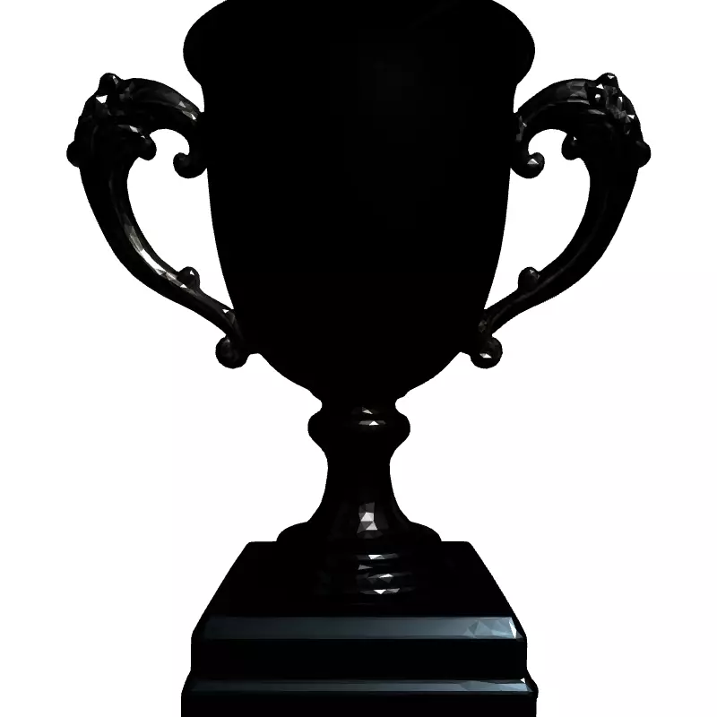 Realistic Silver Trophy Cup 3D Model Low-poly 3D model_4