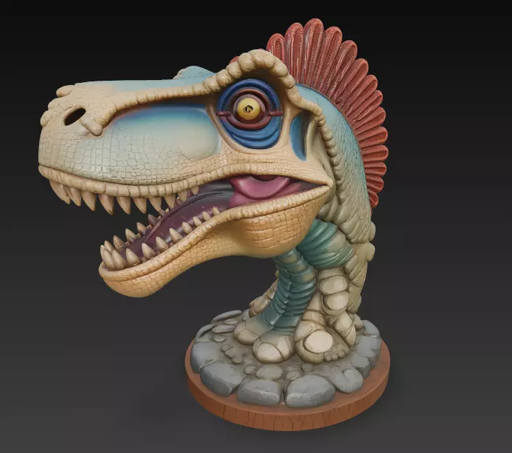 AJEDREZ EDAD DE PIEDRA 3D print model_6