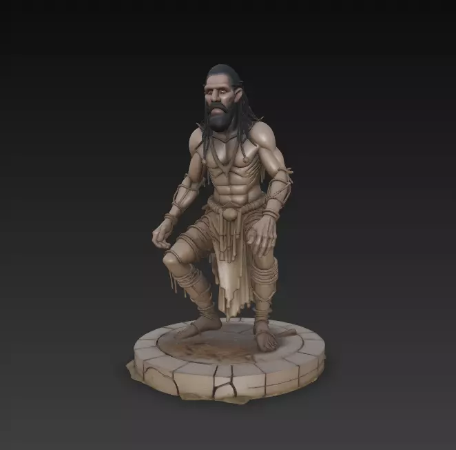 AJEDREZ EDAD DE PIEDRA 3D print model_5