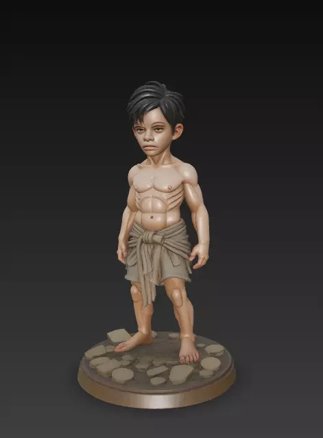 AJEDREZ EDAD DE PIEDRA 3D print model_7