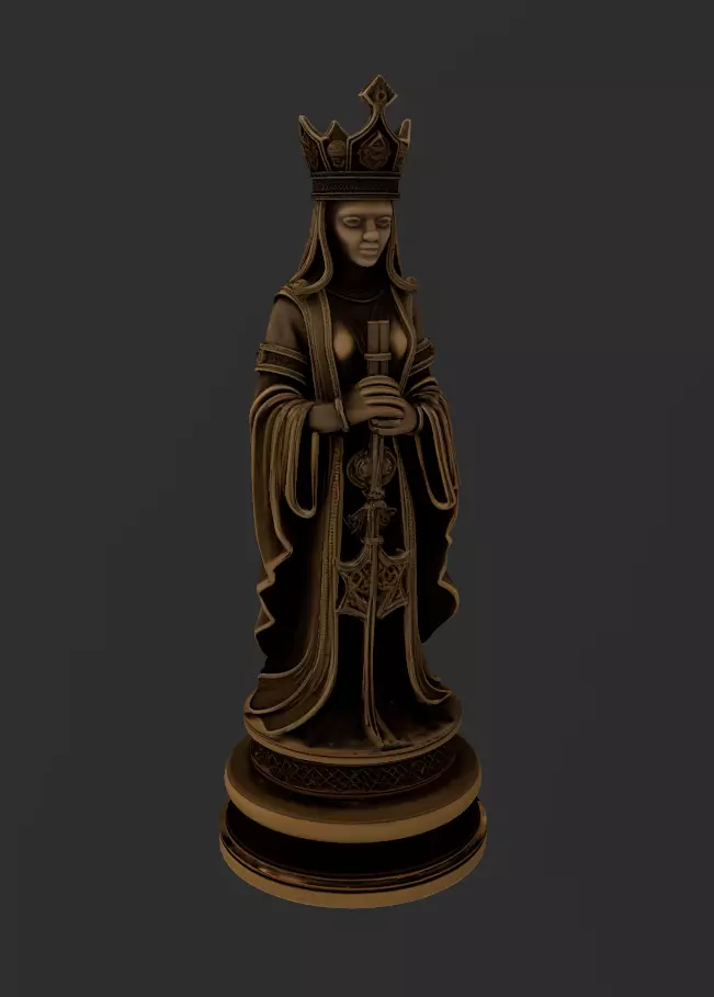 AJEDREZ MUSULMAN 3D print model_13