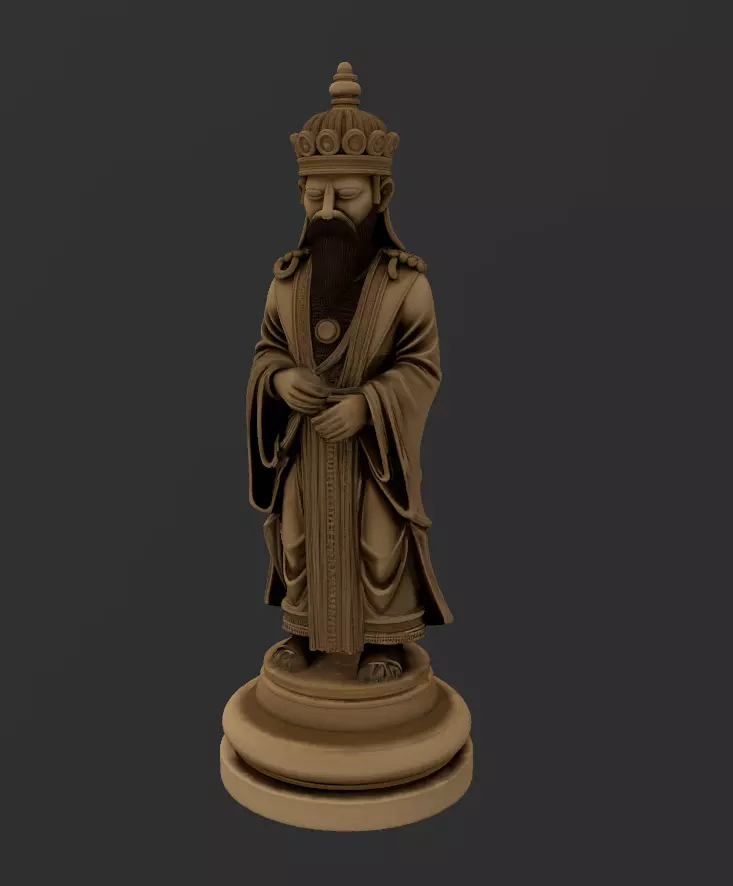 AJEDREZ MUSULMAN 3D print model_12