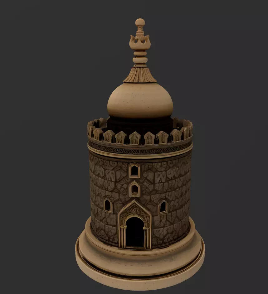 AJEDREZ MUSULMAN 3D print model_18