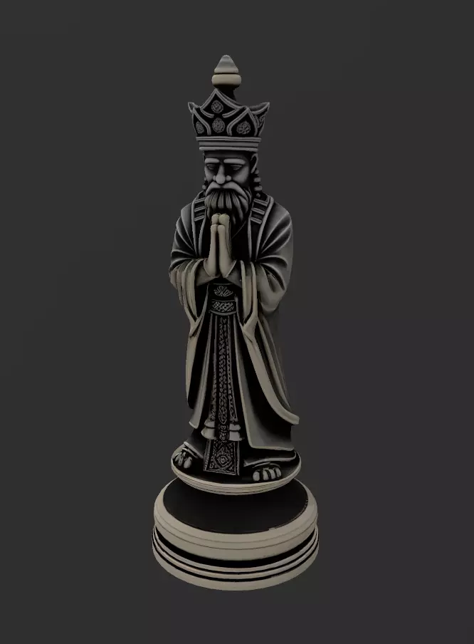AJEDREZ MUSULMAN 3D print model_3