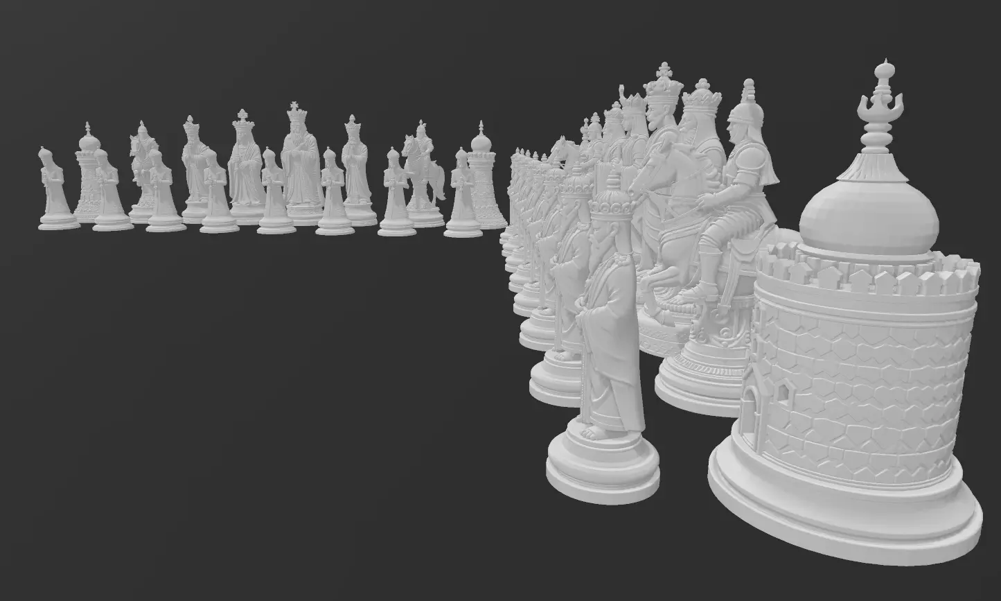 AJEDREZ MUSULMAN 3D print model_10