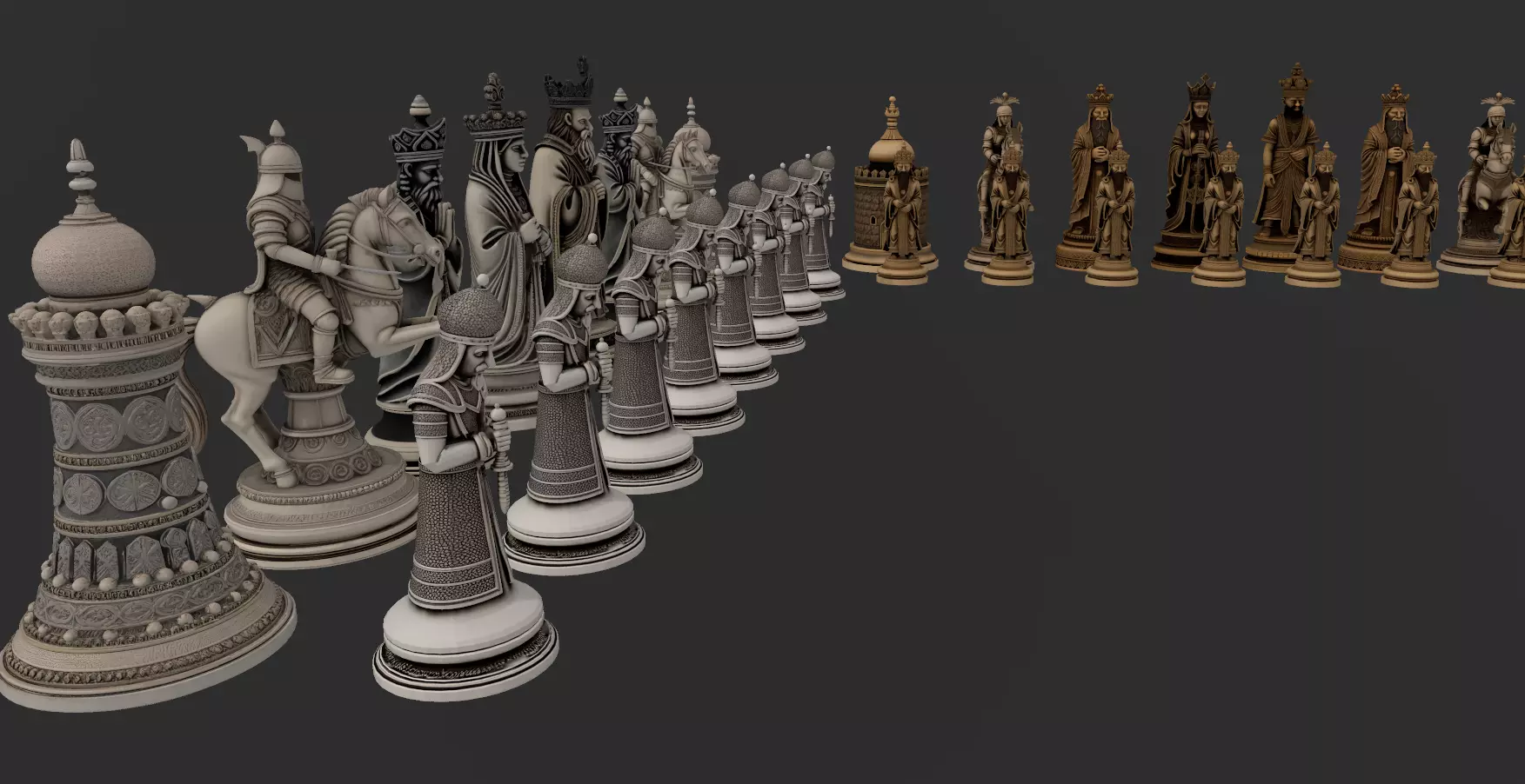 AJEDREZ MUSULMAN 3D print model_8