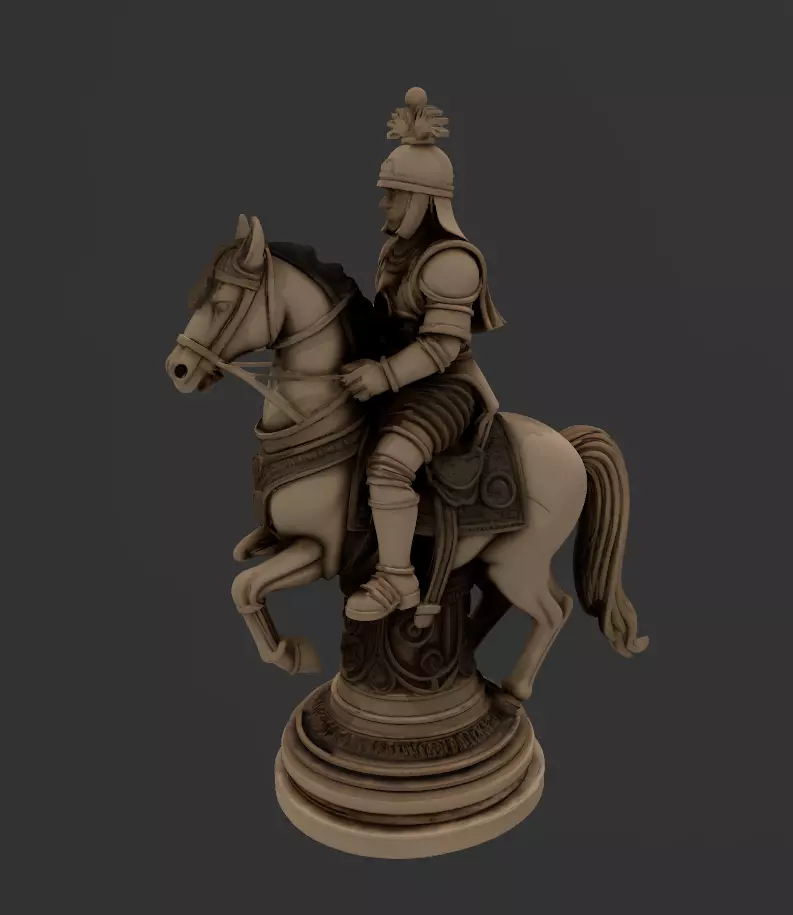 AJEDREZ MUSULMAN 3D print model_6