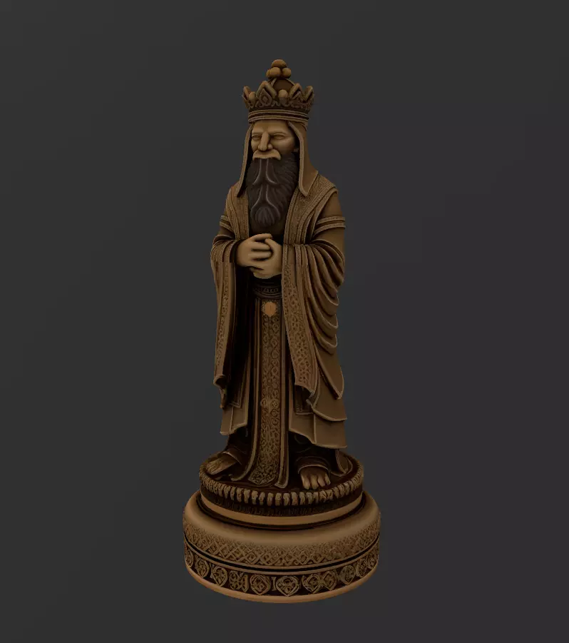 AJEDREZ MUSULMAN 3D print model_4