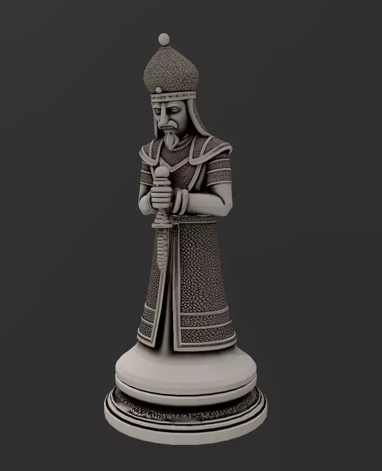 AJEDREZ MUSULMAN 3D print model_11