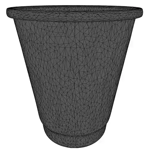 Realistic Disposable Coffee Cup 3D Model Low-poly 3D model 2