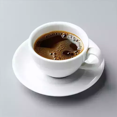 Realistic White Coffee Cup 3D Model Low-poly 3D model Realistic White Coffee Cup 3D Model Low-poly 3D model