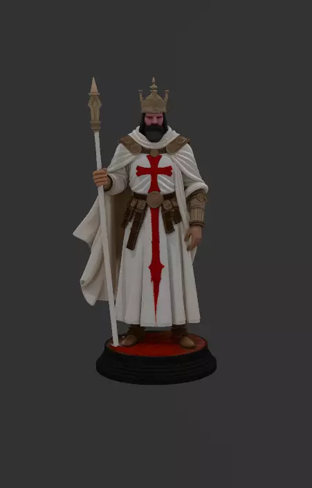 AJEDREZ TEMPLARIO 3D print model_5