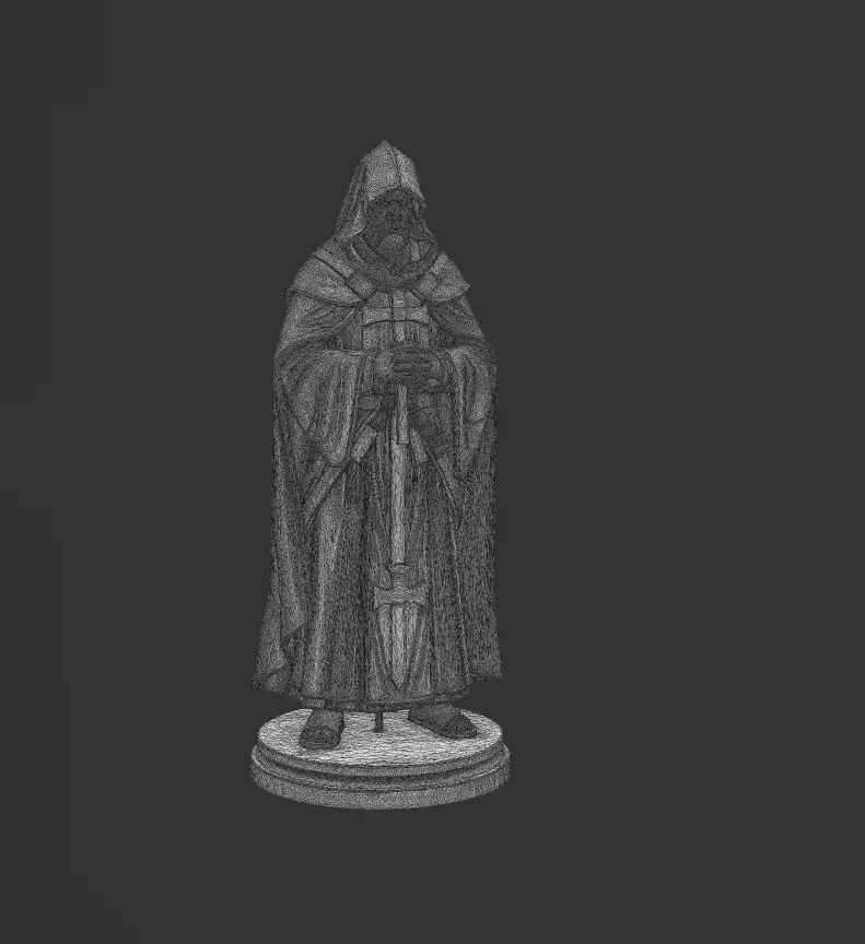 AJEDREZ TEMPLARIO 3D print model_6
