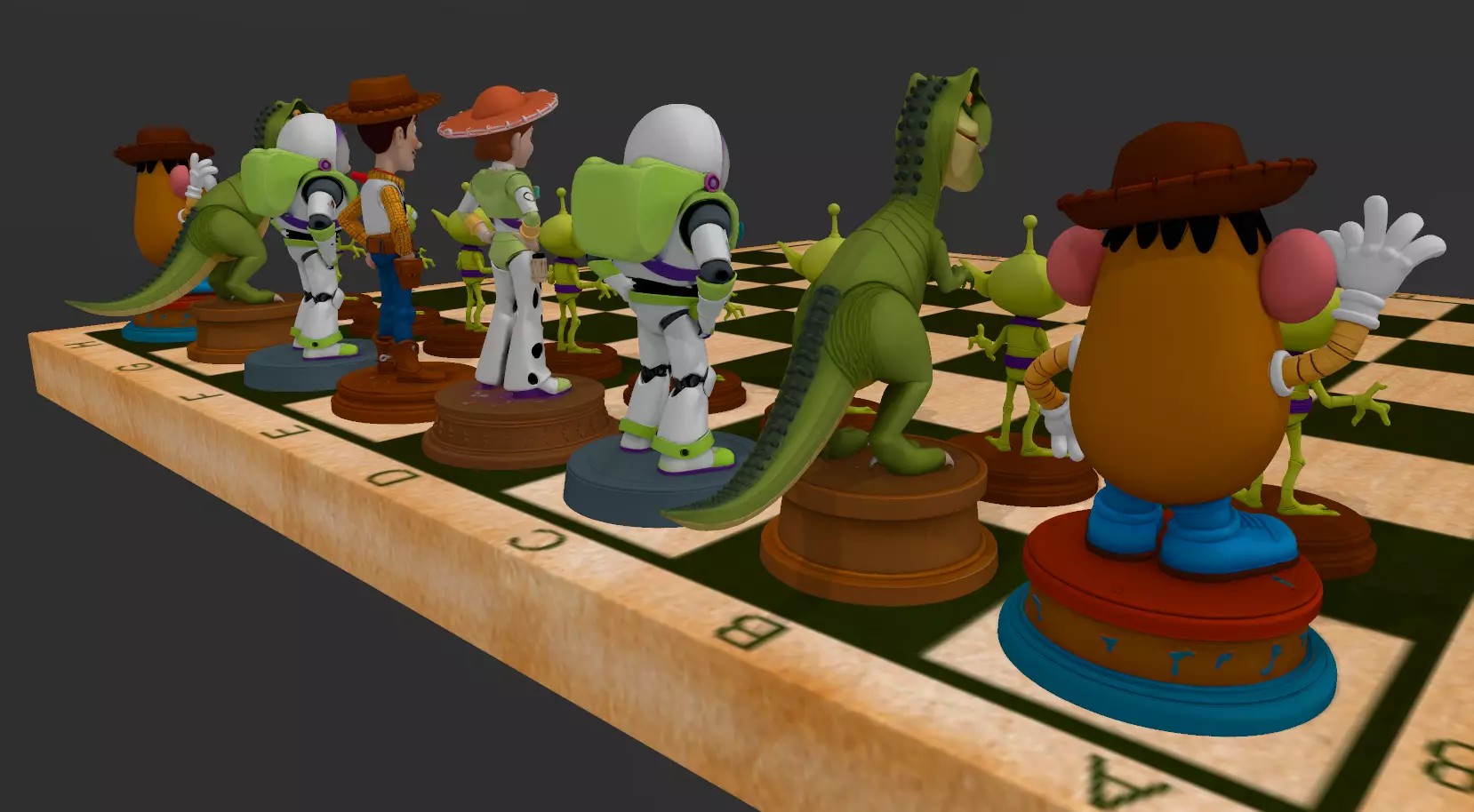 AJEDREZ PIXAR 3D print model_1