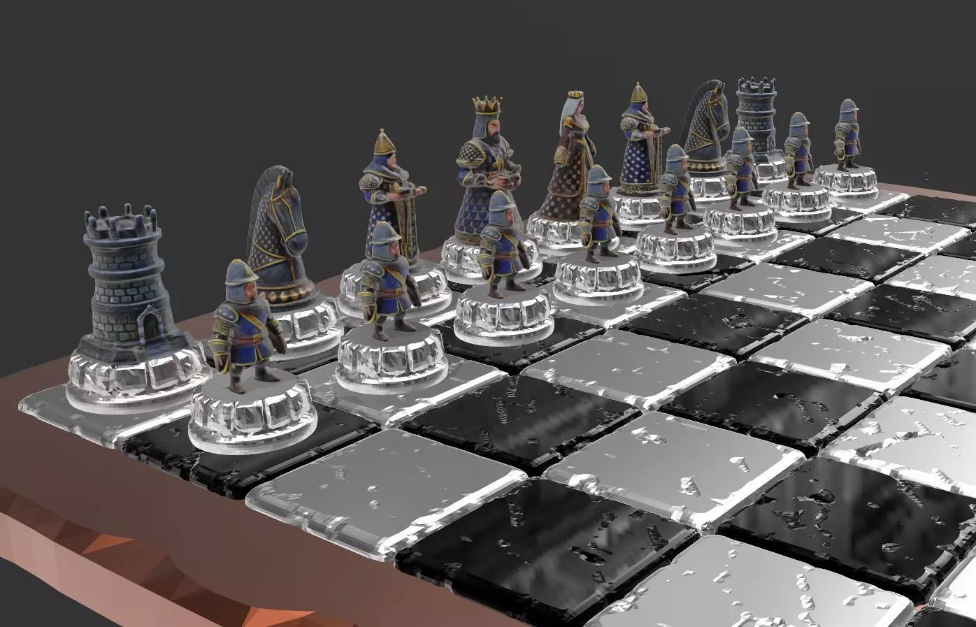 AJEDREZ MEDIEVAL 3D print model_5