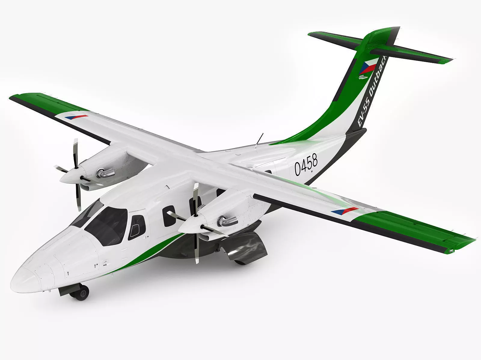 Evektor EV-55 Outback 3D model_0