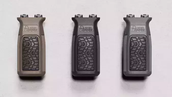 Daniel Defense - M-LOK Vertical Foregrip - Replica Low-poly 3D model