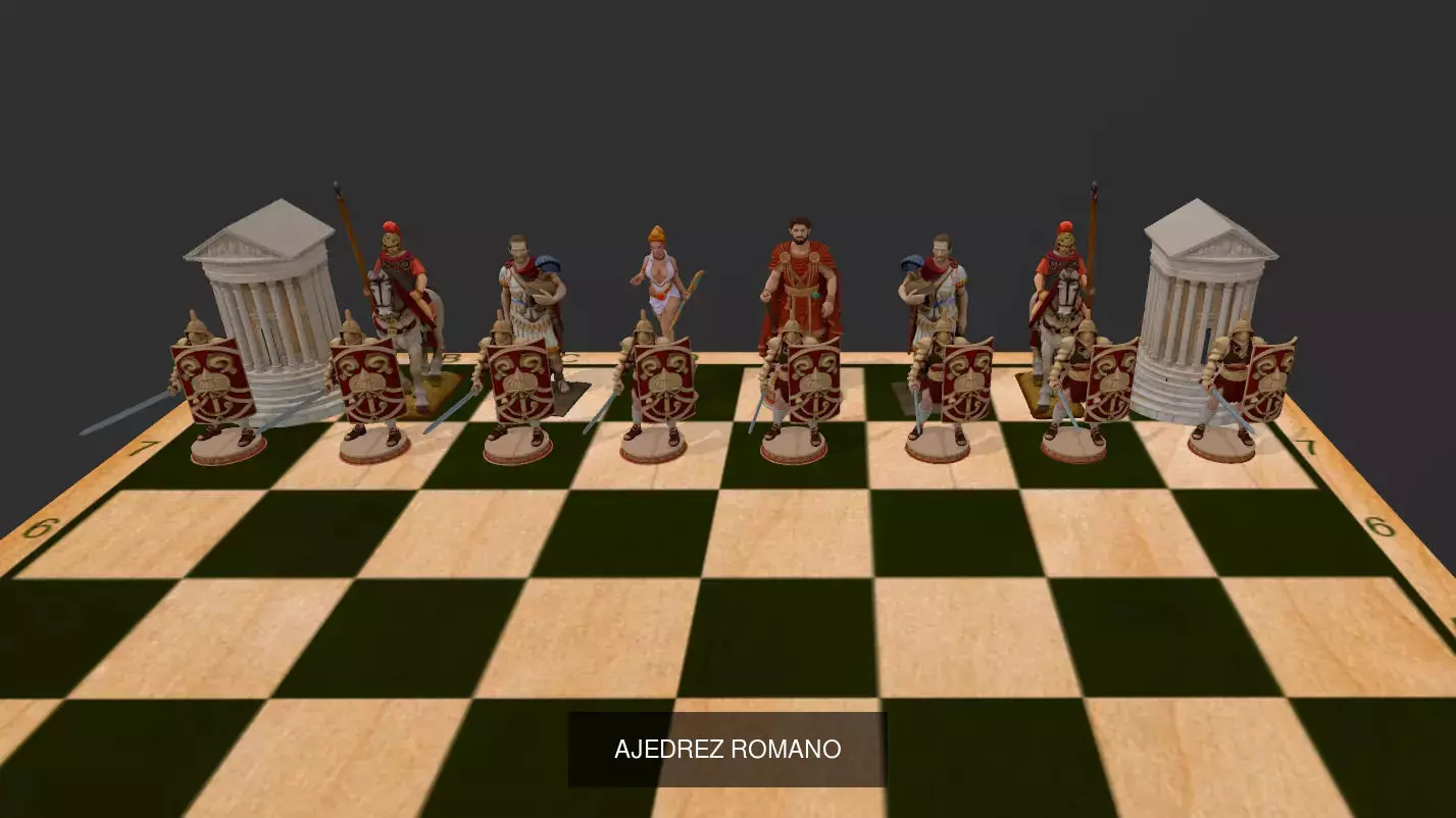 JUEGOS DE AJEDREZ 3D Model Collection_14