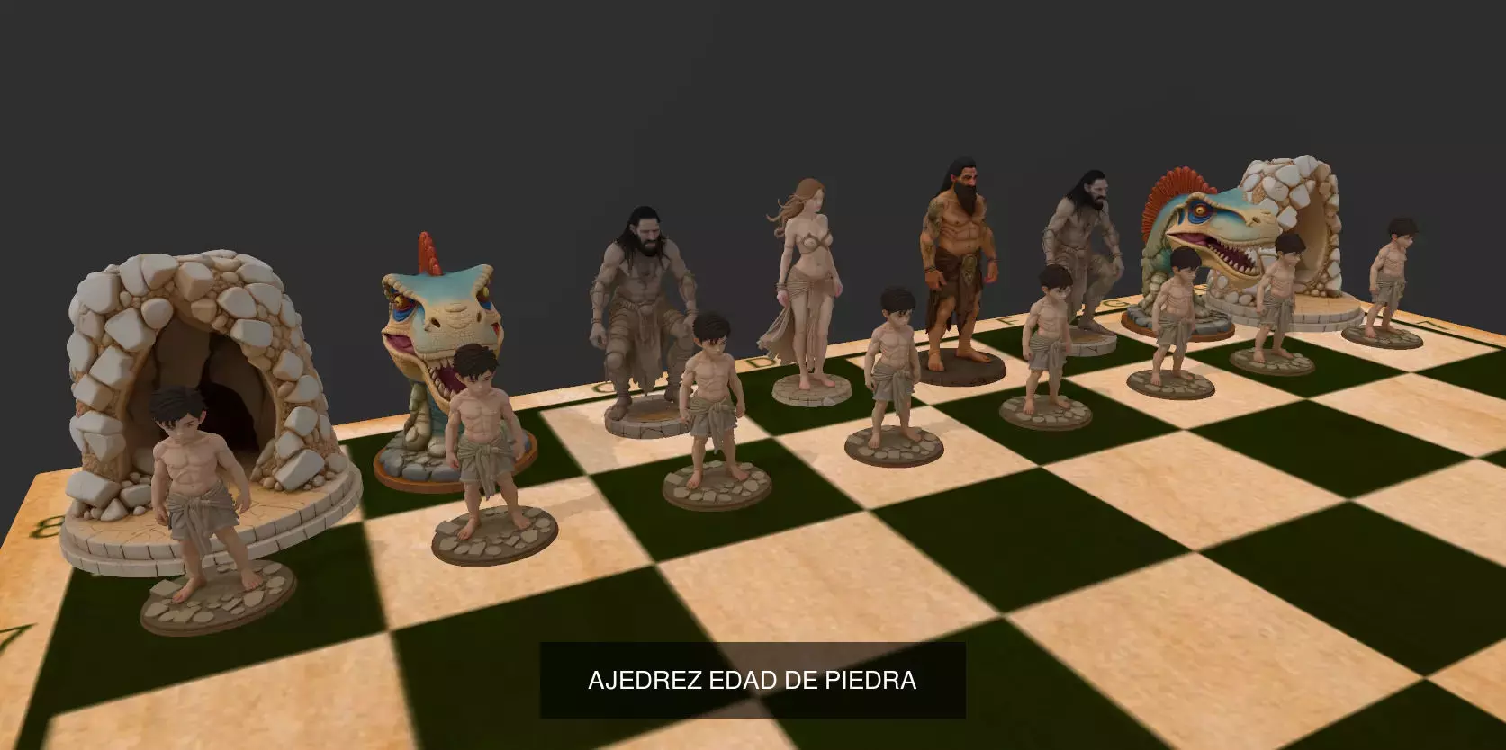 JUEGOS DE AJEDREZ 3D Model Collection_29