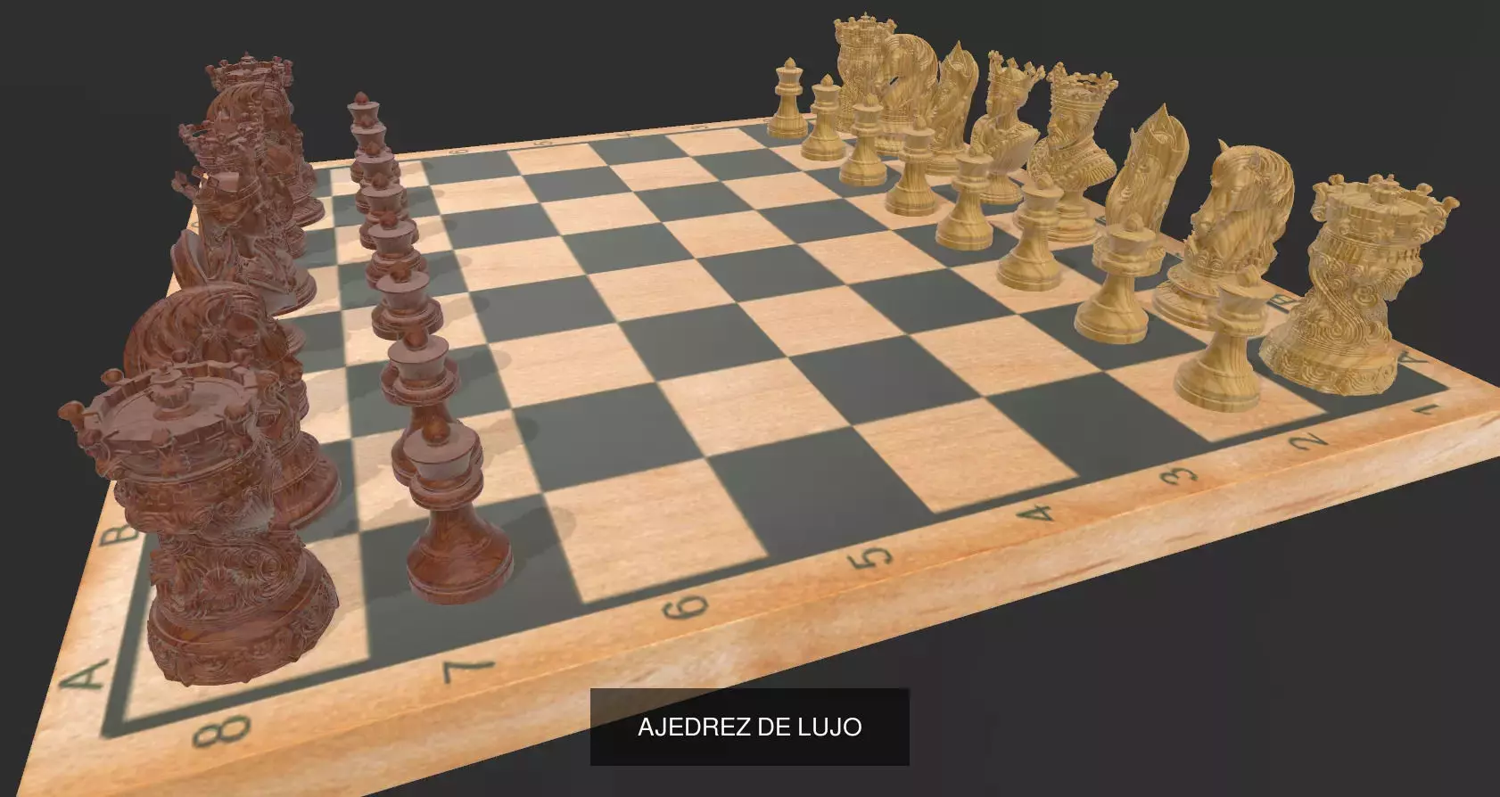 JUEGOS DE AJEDREZ 3D Model Collection_20