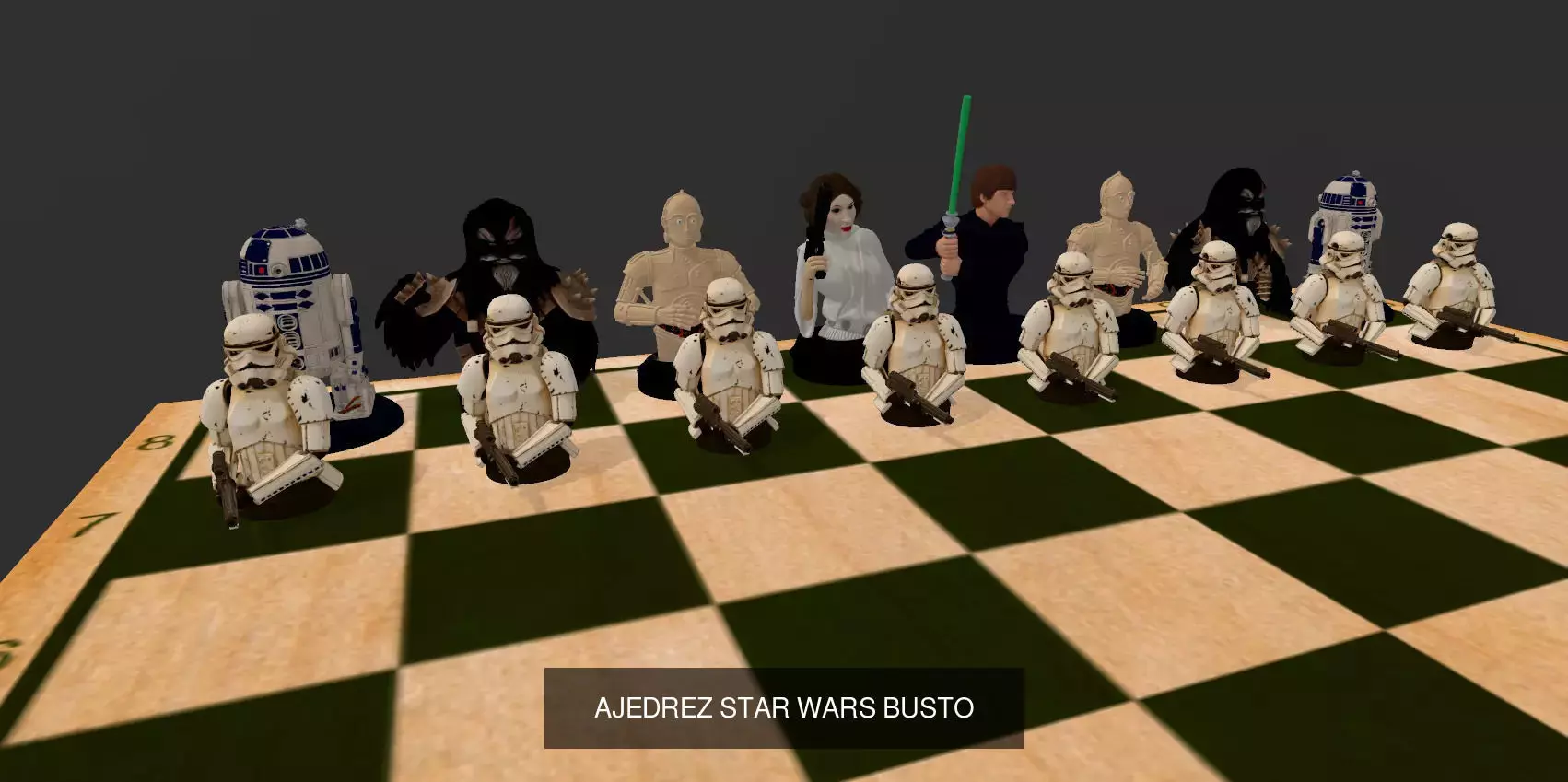 JUEGOS DE AJEDREZ 3D Model Collection_13