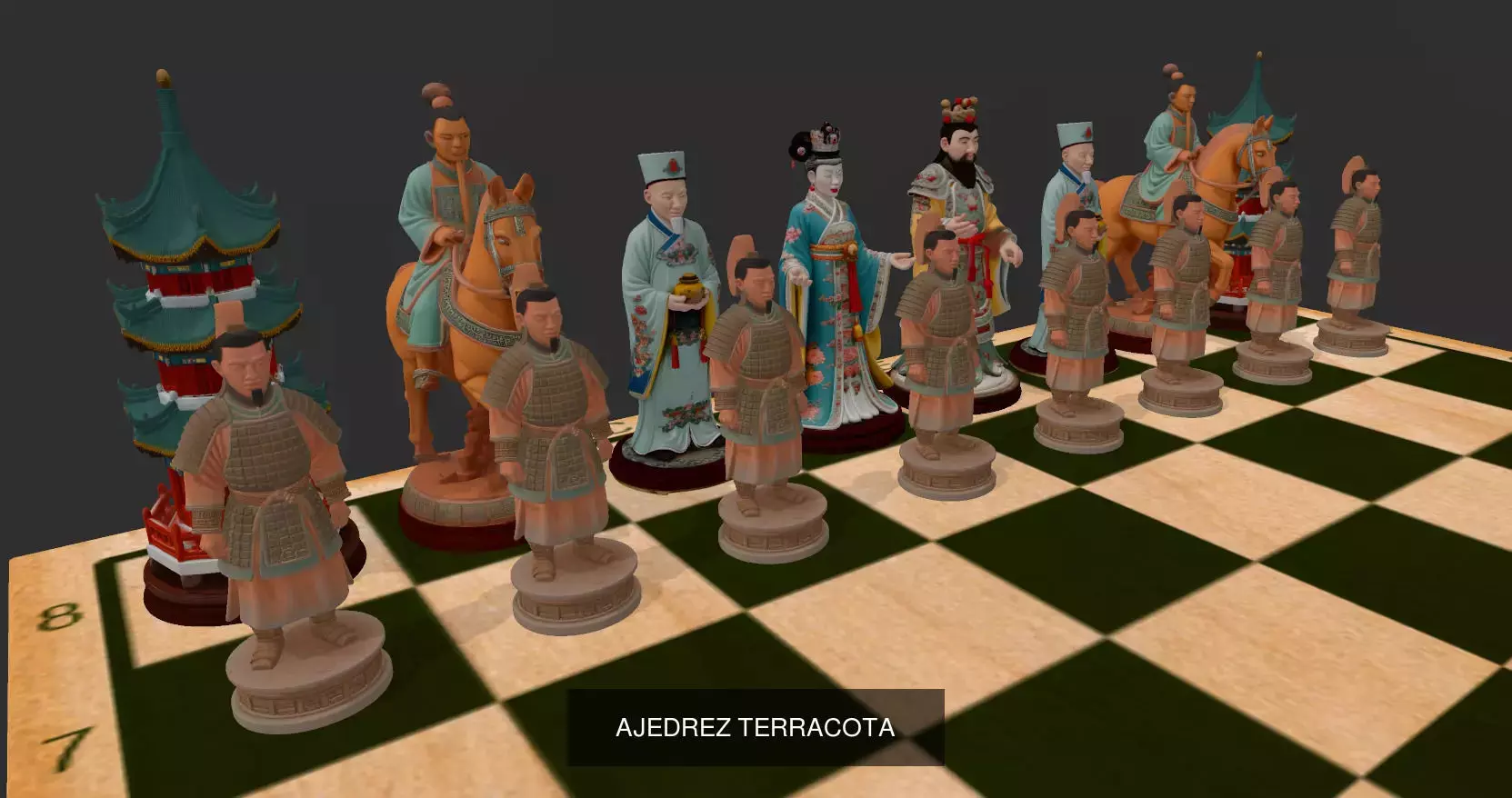 JUEGOS DE AJEDREZ 3D Model Collection_32