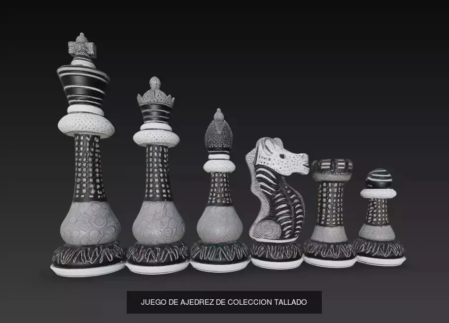 JUEGOS DE AJEDREZ 3D Model Collection_6