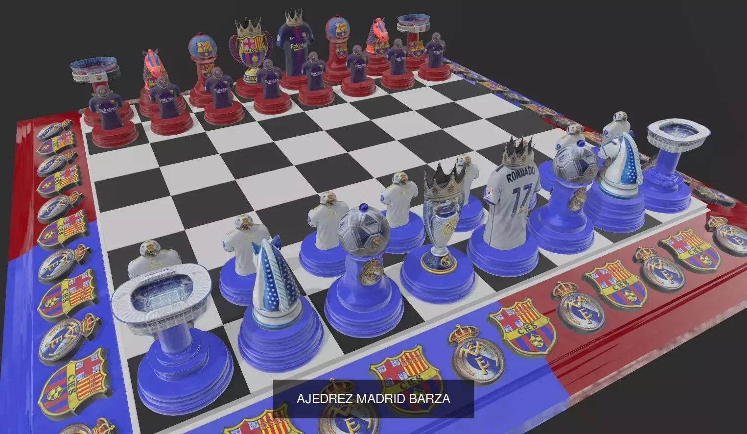 JUEGOS DE AJEDREZ 3D Model Collection_22