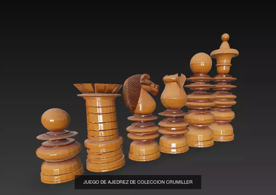 JUEGOS DE AJEDREZ 3D Model Collection_11