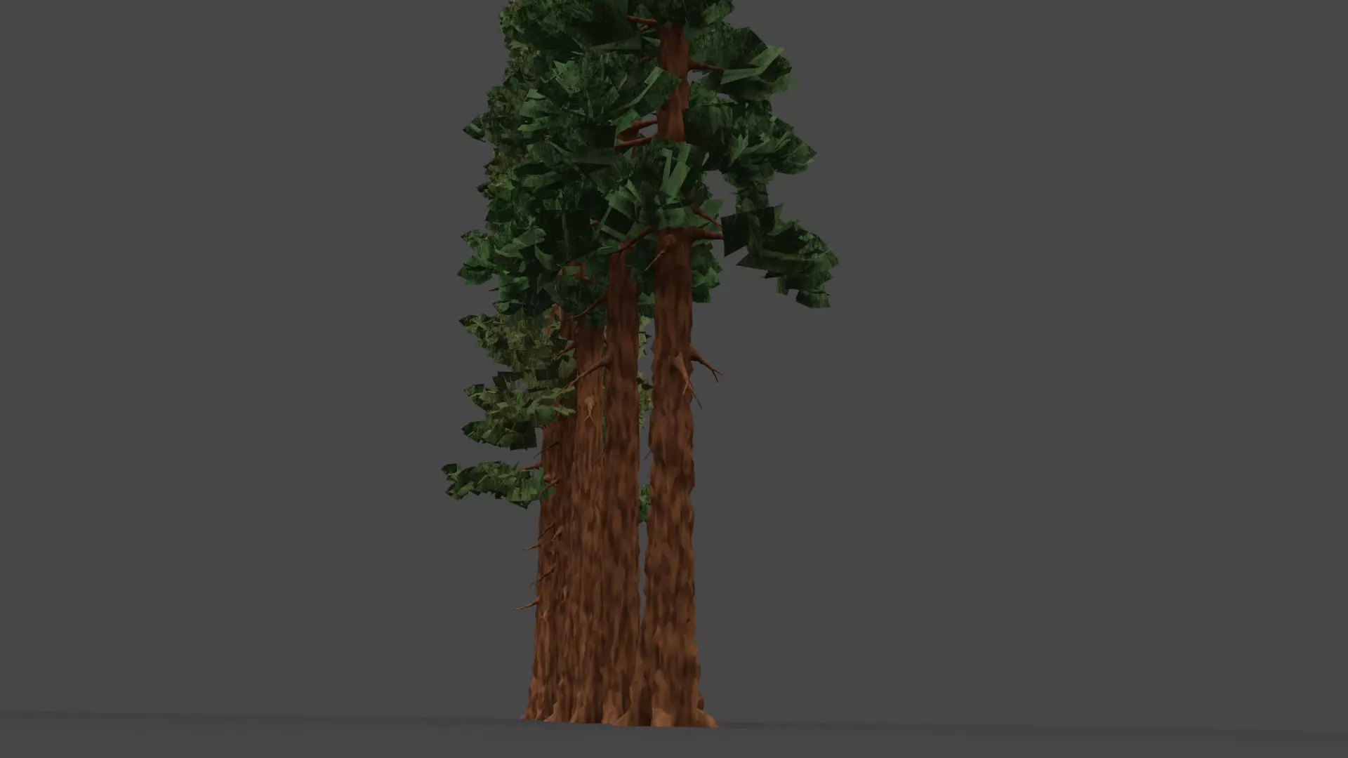 Styilzed Redwood Tree Pack 01 Low-poly 3D model_2