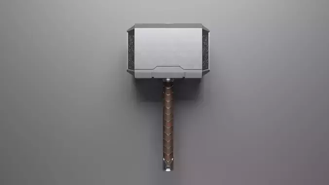 Thor Mjolnir printable assembly  