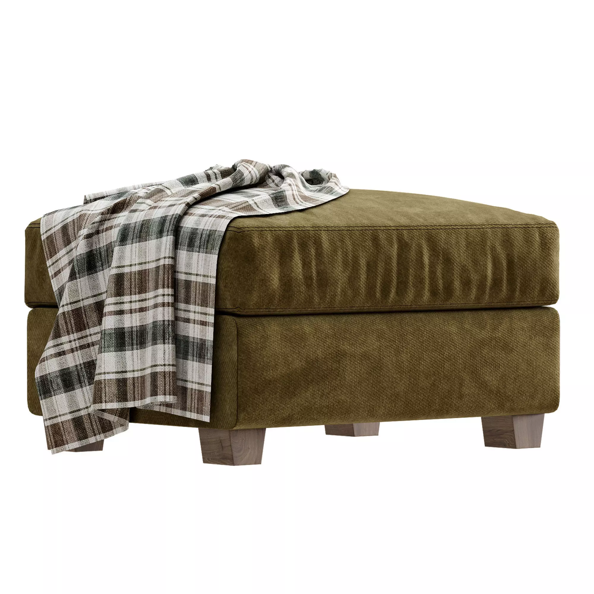 Pouf Henry 3D model_1