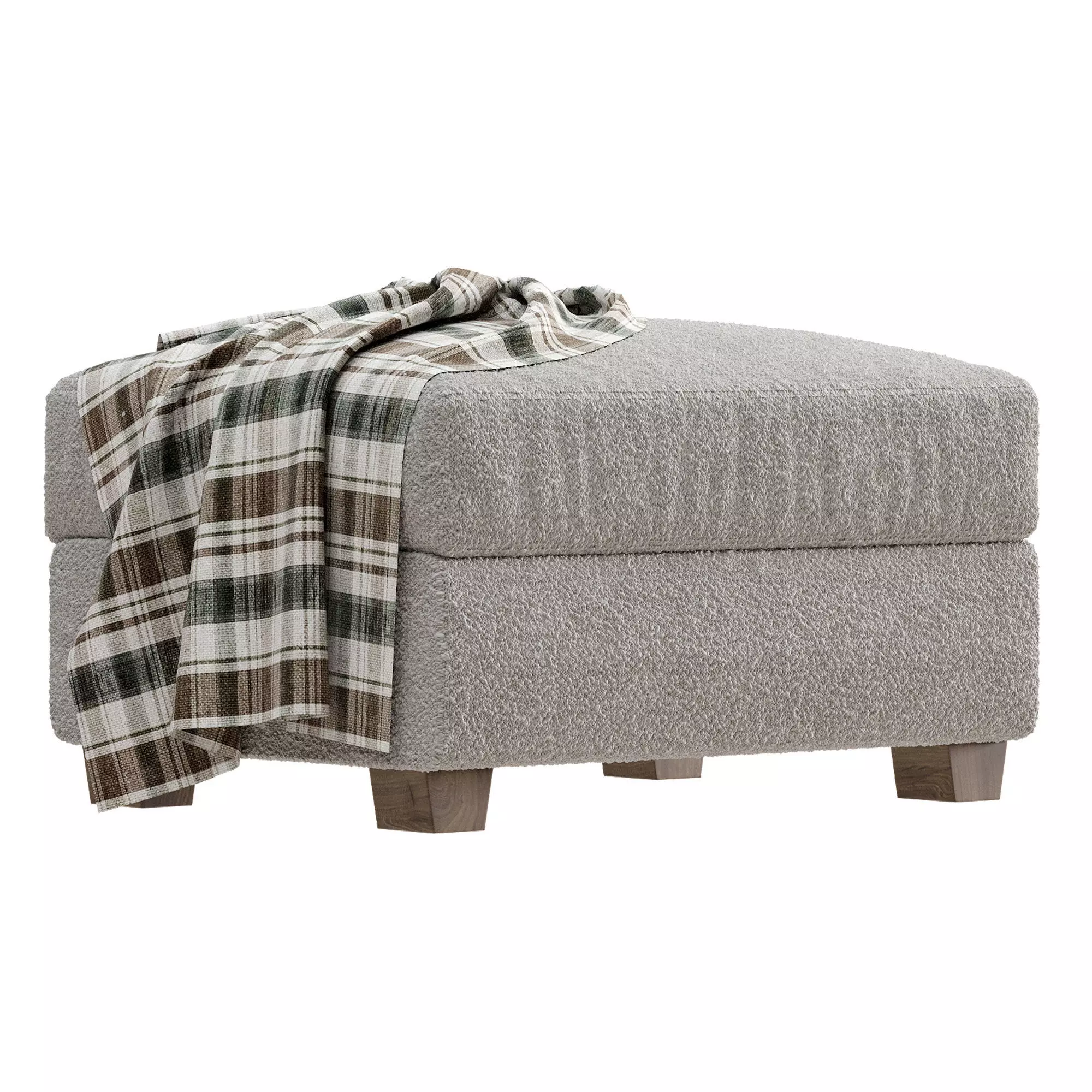 Pouf Henry 3D model_2