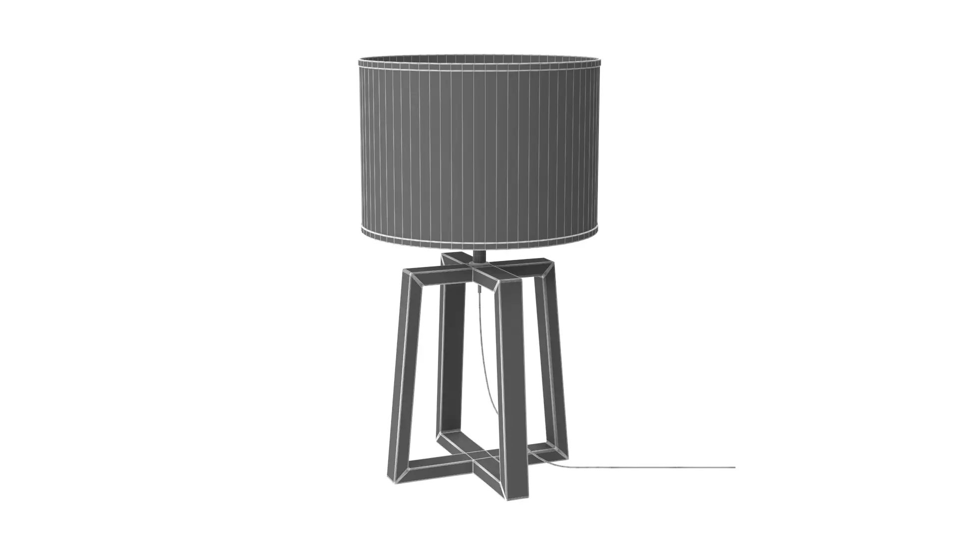 Table lamp 3D model_7