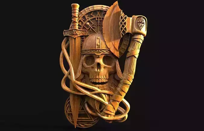 Viking Skull