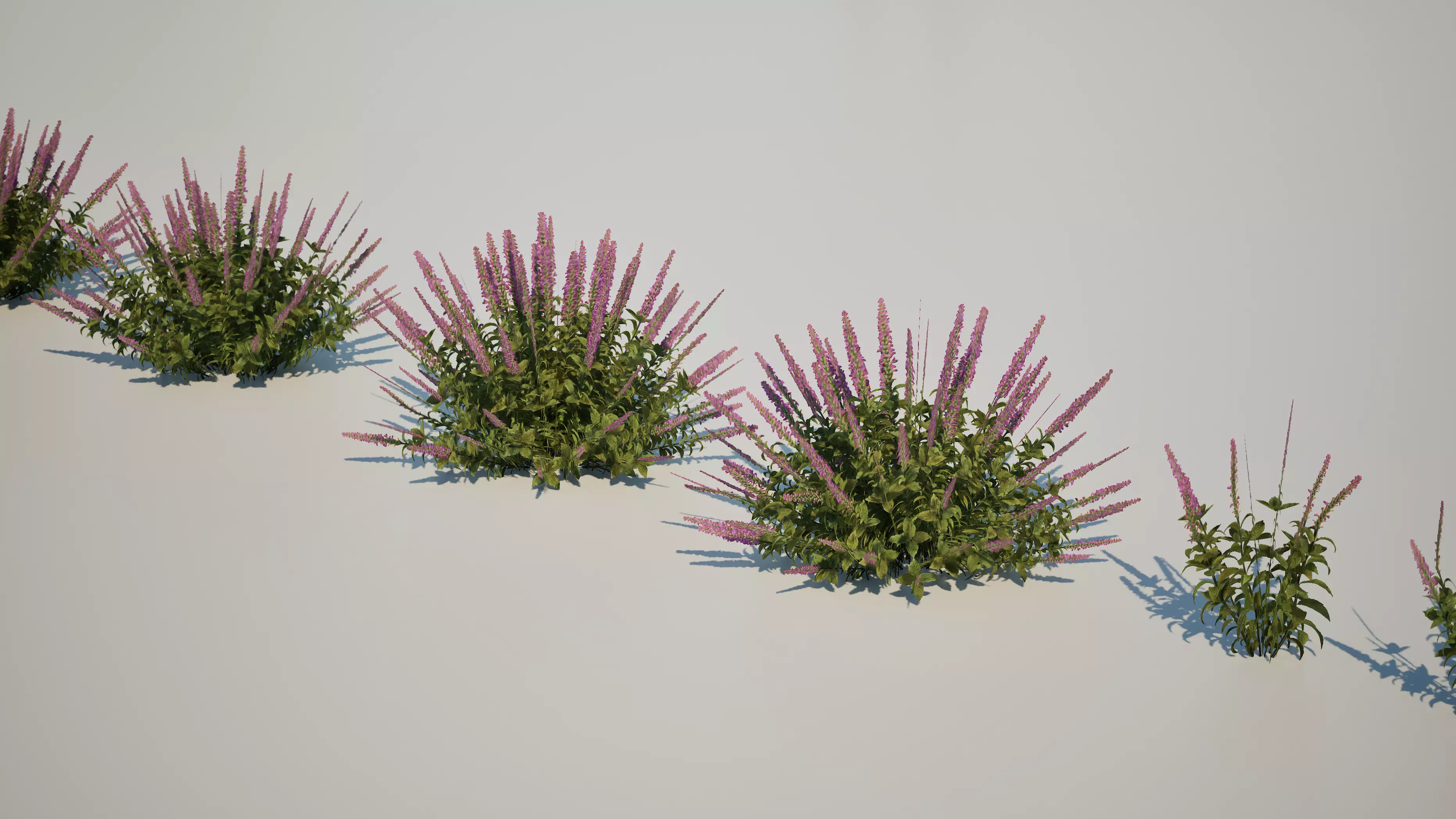 Game ready tree set - UE5 Low-poly 3D model_9