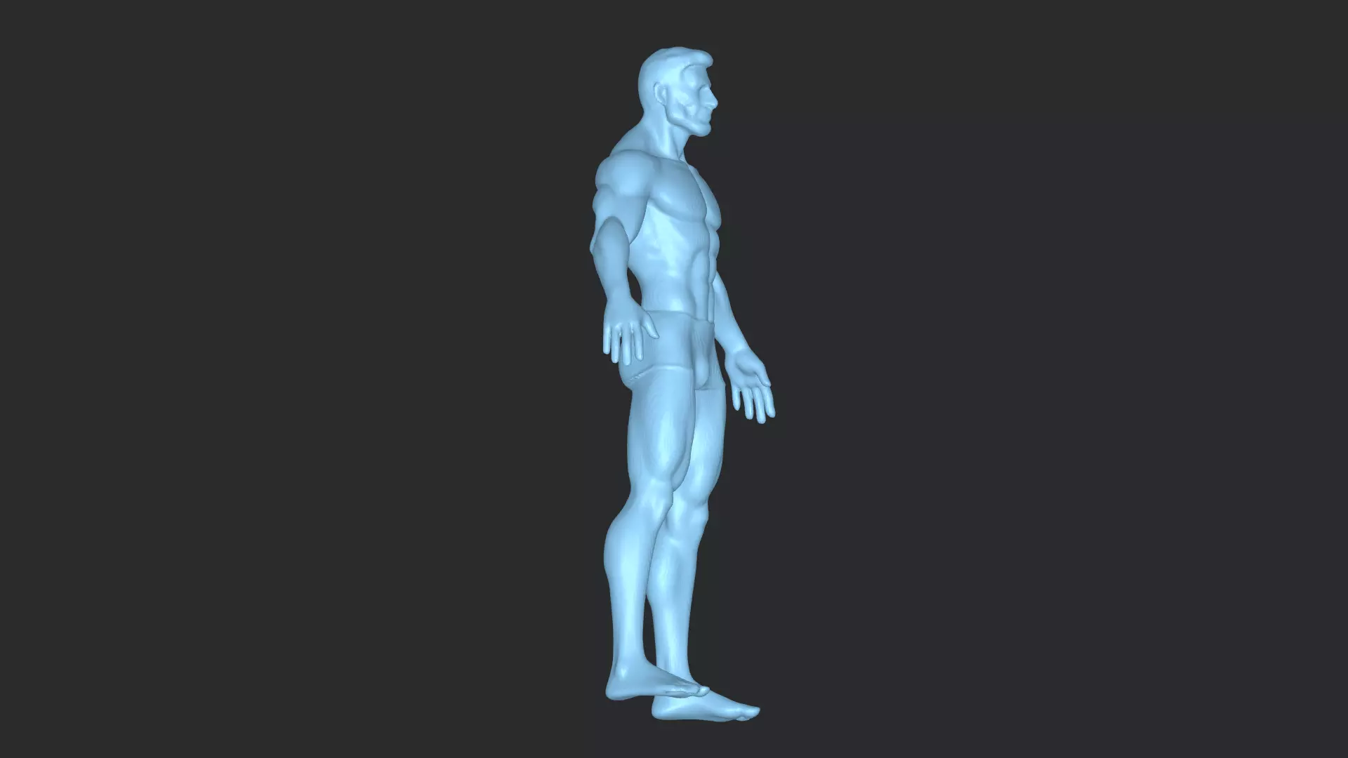 Realistic 3D Male Character Model 3D model_4