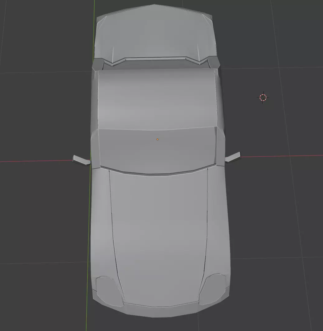 Pontiac Solstice Car Low Poly Low-poly 3D model_11