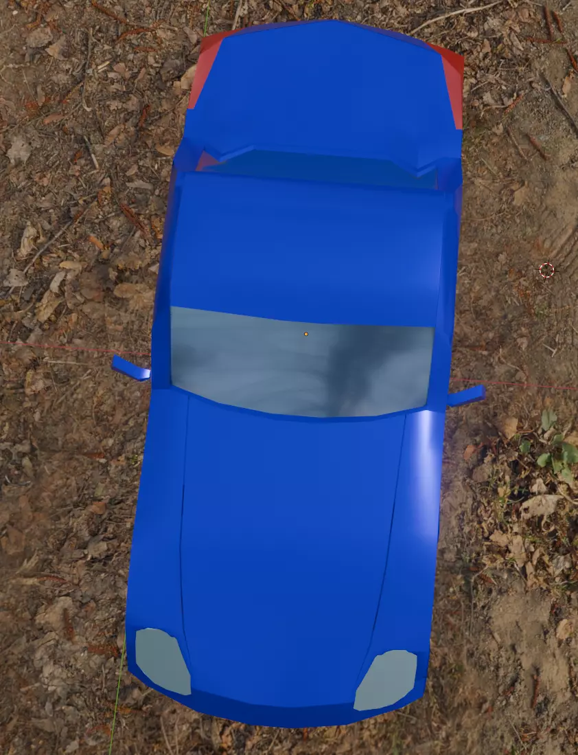 Pontiac Solstice Car Low Poly Low-poly 3D model_6