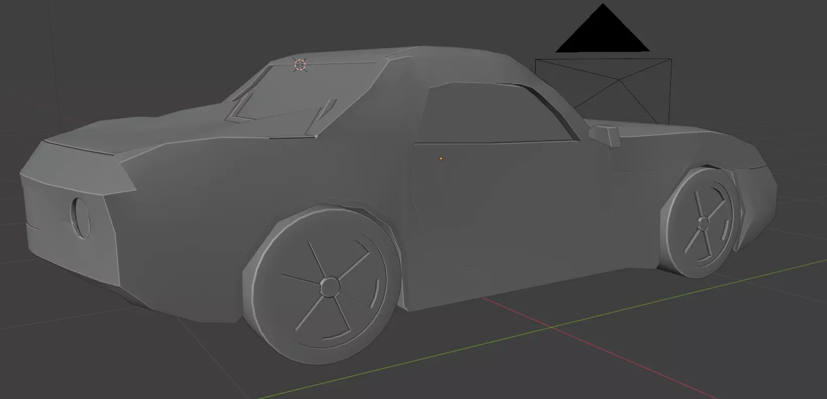 Pontiac Solstice Car Low Poly Low-poly 3D model_12