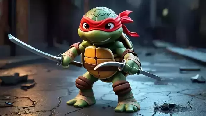 Not Ninja Turtle Free 3D print model