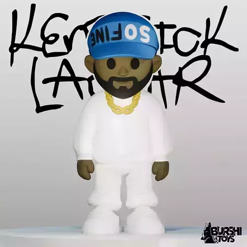 KENDRICK LAMAR ART TOY FIGURE NOT LIKE US MULTIPARTS 3MF 3D print model