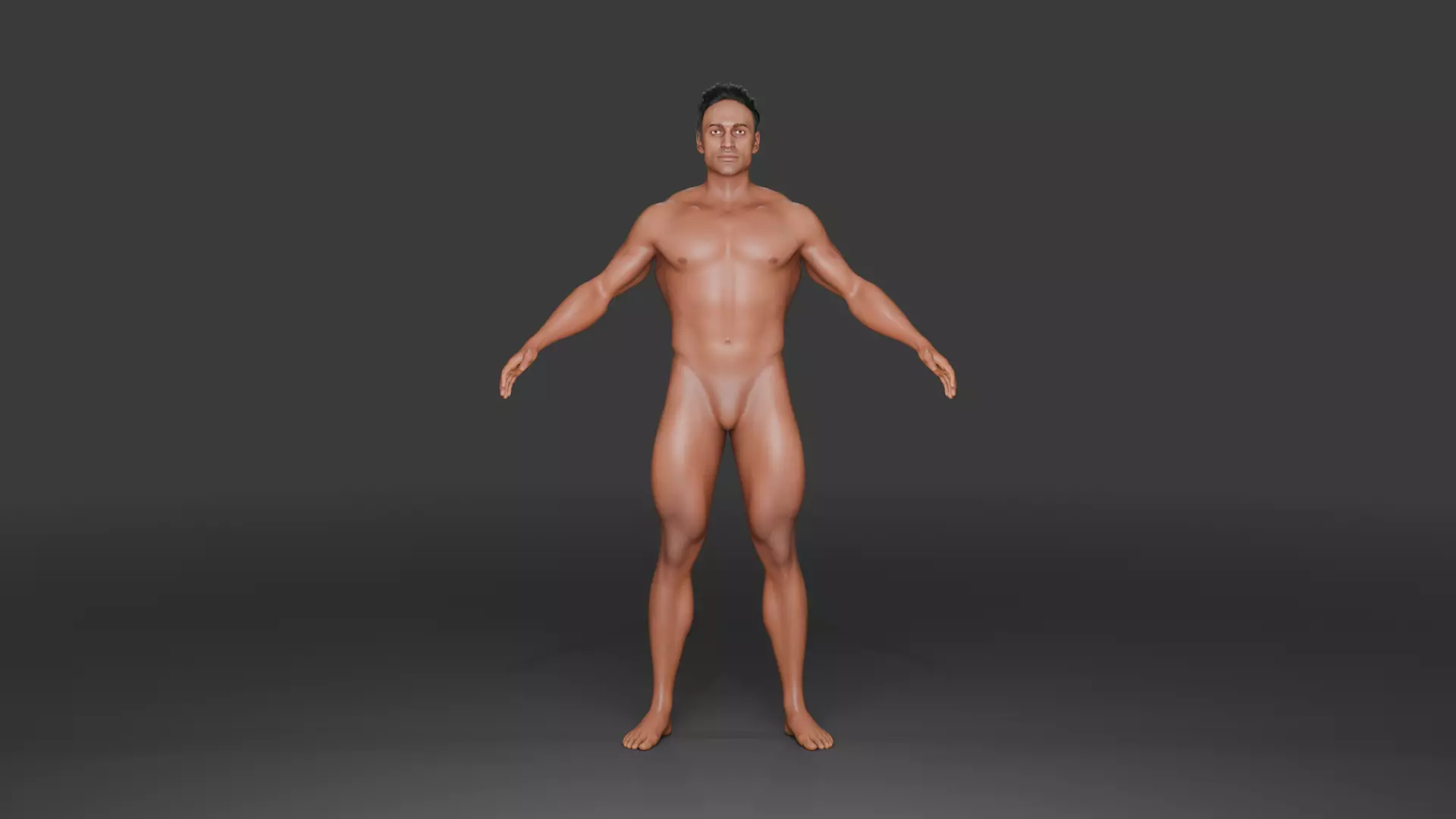 Energy Sentinel High-Quality Rigged Superhero 3D Character Low-poly 3D model_18