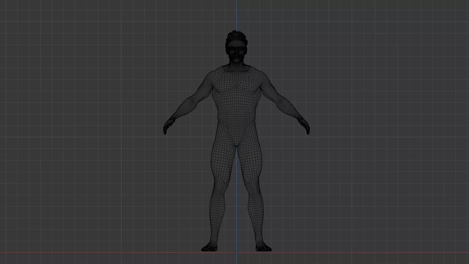 Energy Sentinel High-Quality Rigged Superhero 3D Character Low-poly 3D model_13