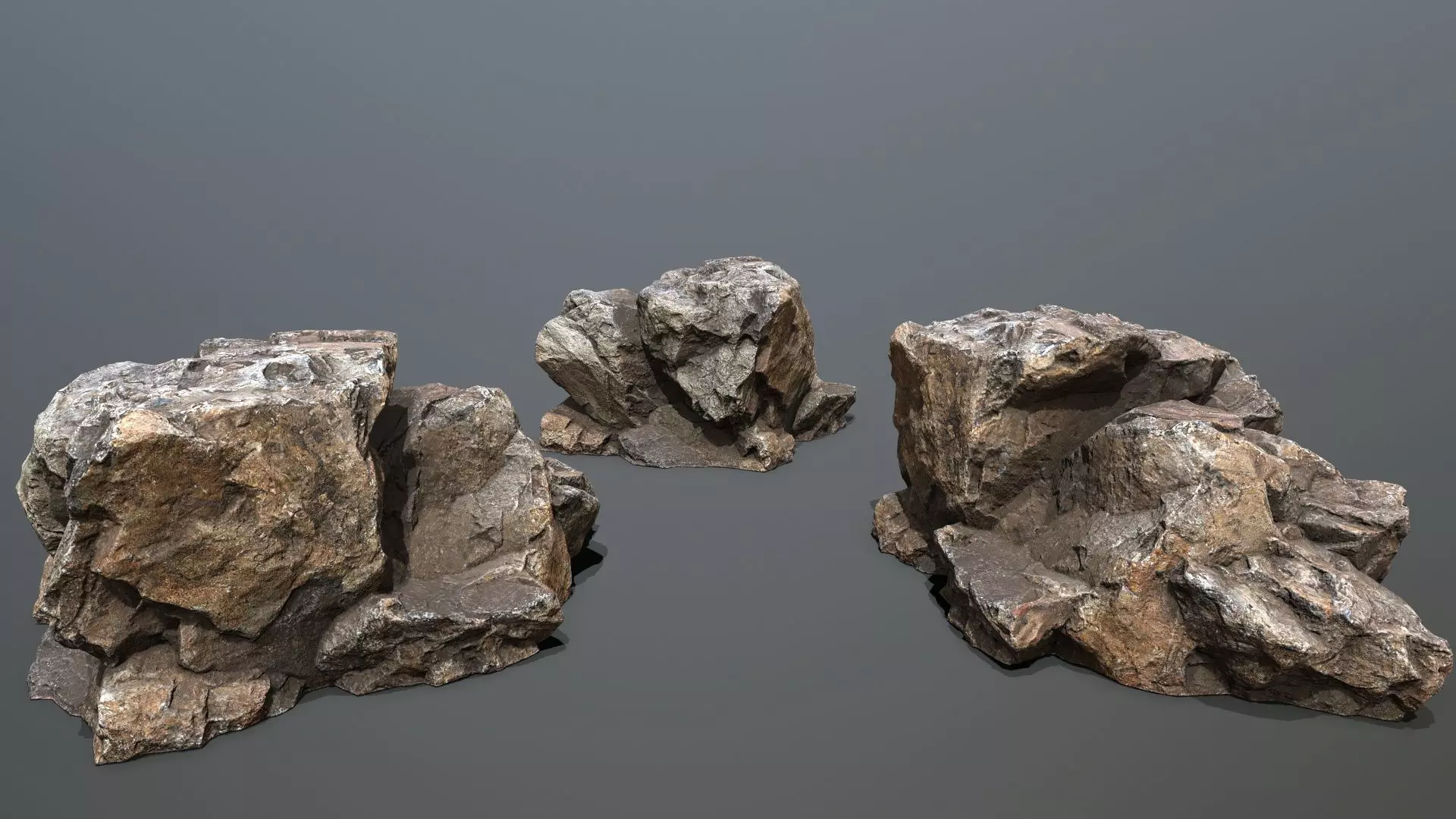 Volcanic Rocks Low-poly 3D model_10