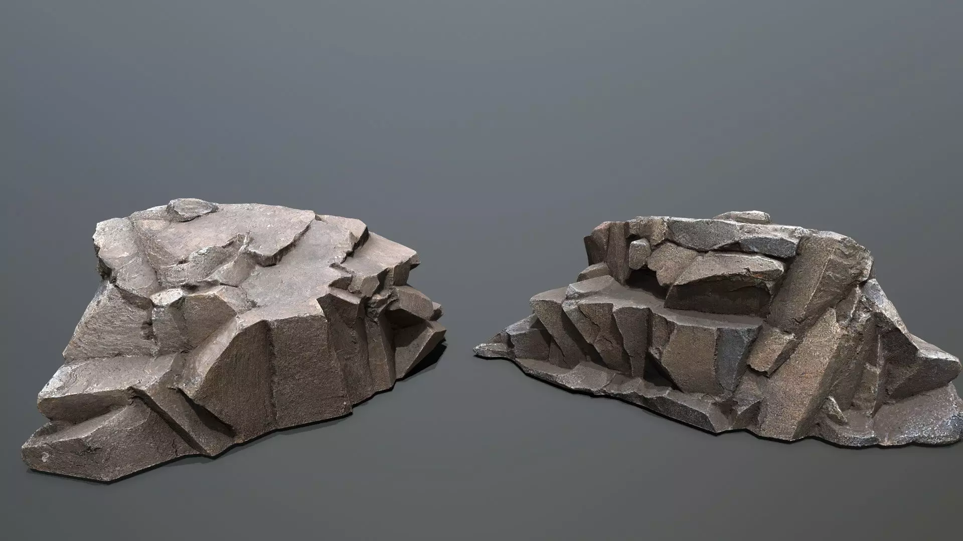 Volcanic Rocks Low-poly 3D model_8